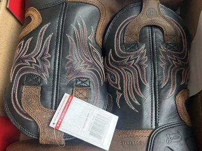 Justin water buffalo boot