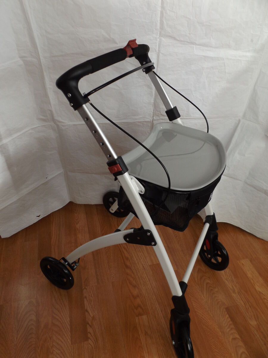 Kmina Pro Rollators Seniors 4 Wheel Folding Walker  NEW