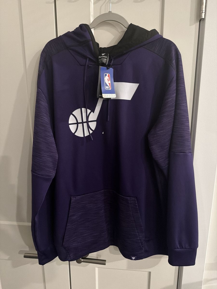 NWT Fanatics NBA Utah Jazz Purple Pullover Hoodie Sweatshirt XXL