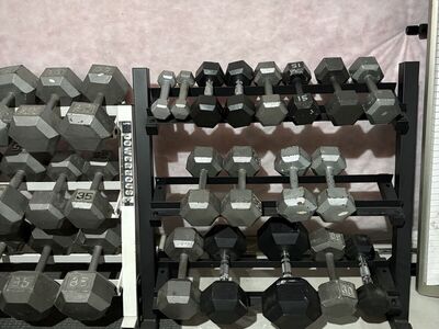 Dumbbells pairs some have 3 instead of just 2