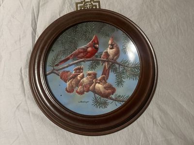 Vintage Knowles The Singing Lesson Collector Plate by Joe Thornbrugh framed