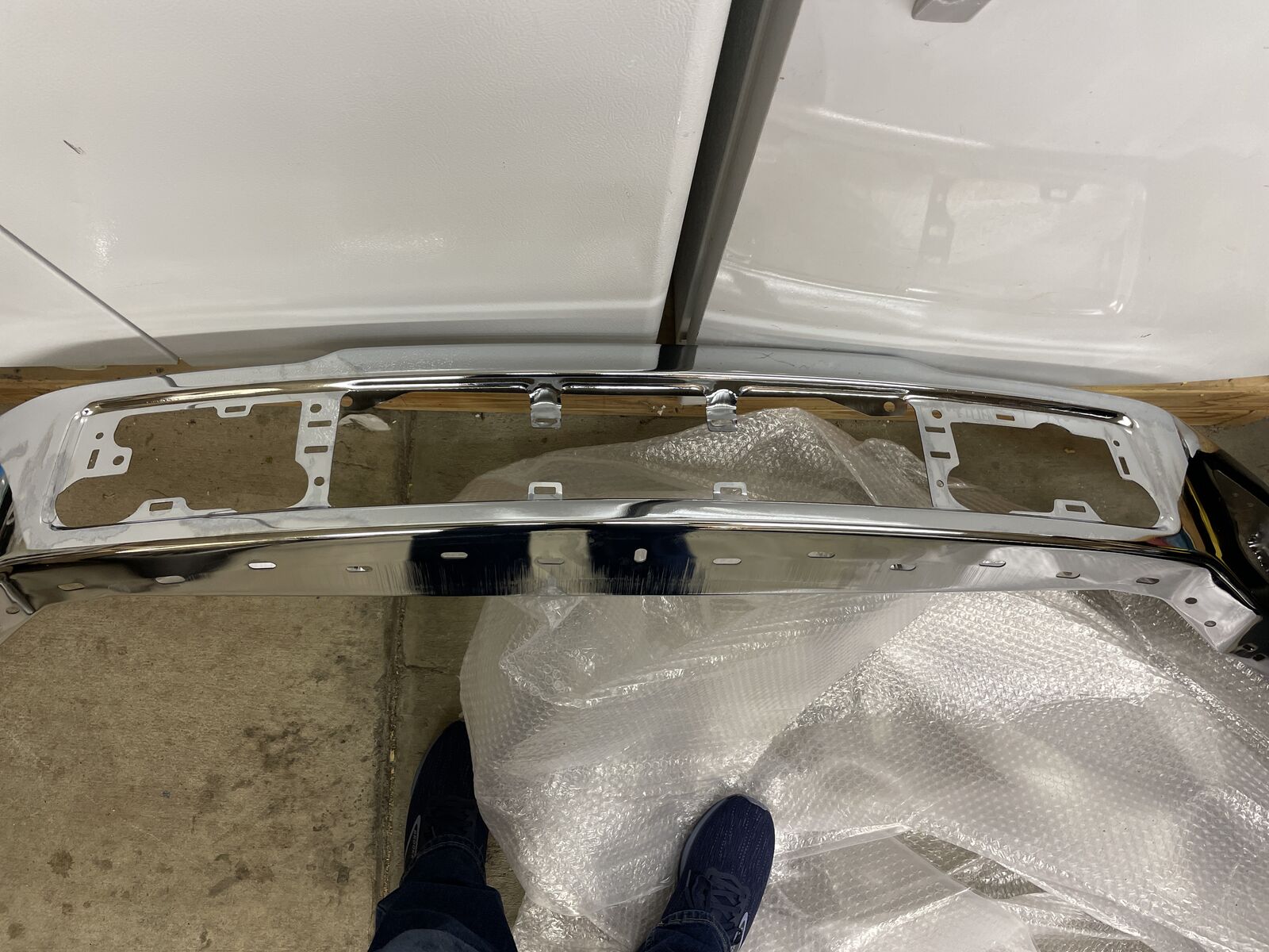 Brand New - Chrome Front Bumper Face Bar – Ford F-150 (2018–2020)