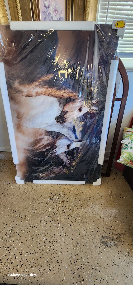 Unframed Horse Artwork Print - Large Animal Decor