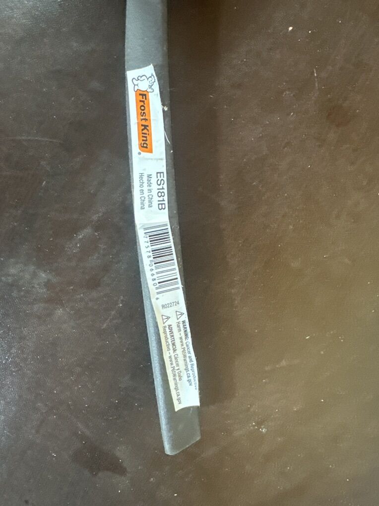 Frost King Weather Stripping 81 ES181B