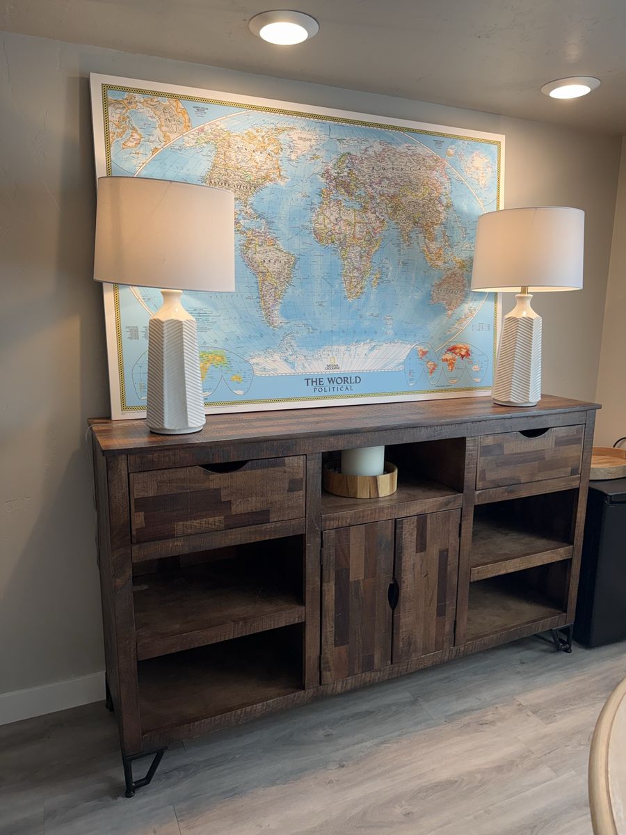 Modern Rustic Sideboard / Buffet Cabinet – Excellent Condition