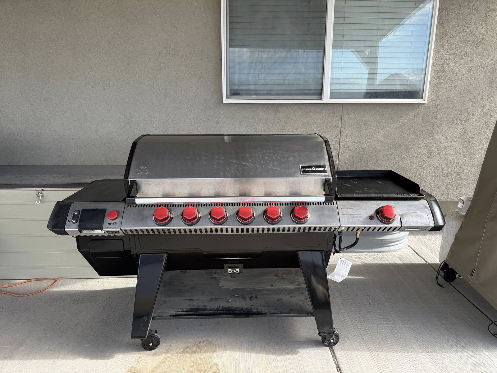 Camp Chef Apex 36 Smoker With Gas Kit + Sidekick