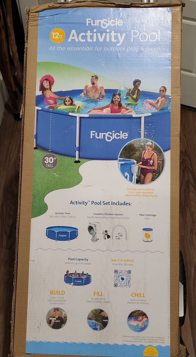 Funsicle 12 ft Activity Pool 12ft x 36in