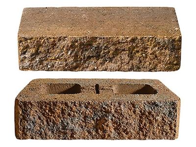 $4 Bloques Mesa Wall 6x4x16 Color Gold Coast | Muros de Contención