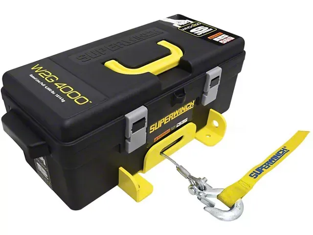 NEW!!! SUPERWINCH 2 Go Portable Winch - Synthetic Rope - Hawse Fairlead - 4,000 lbs1140232