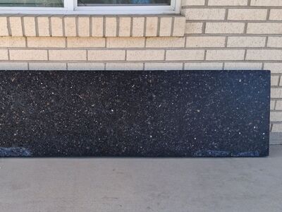 Stone slab - black marble - Terrazzo