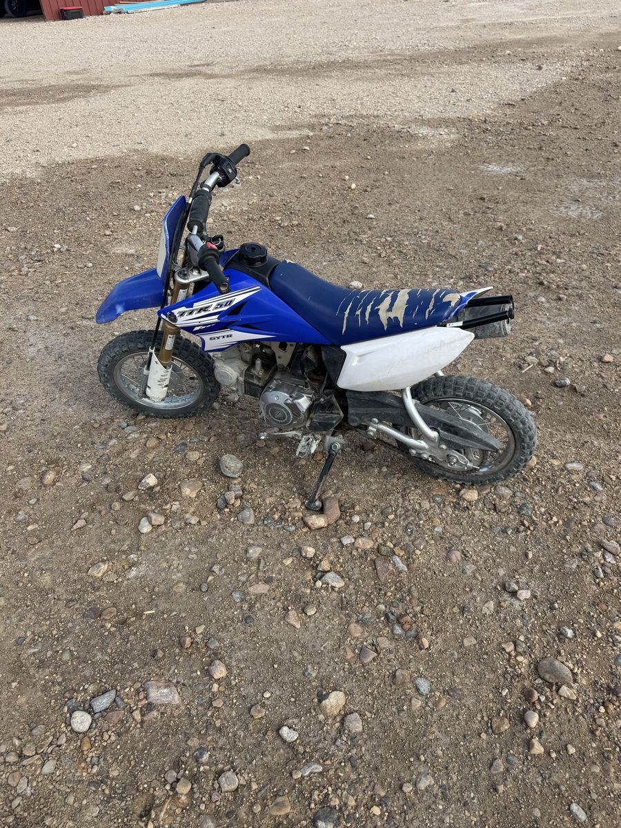 Yamaha TT-R50 Youth Dirt Bike - Blue/White