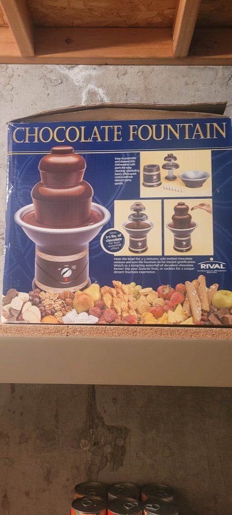 Rival Chocolate Fountain Machine - Easy to Assemble & Dishwasher Safe - Perfect for Parties