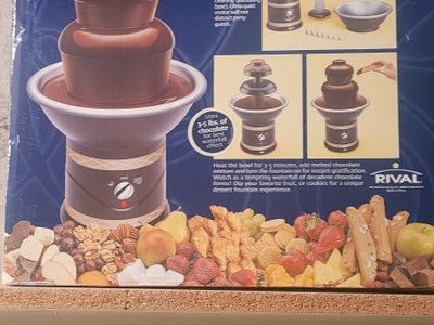 Rival Chocolate Fountain Machine - Easy to Assemble & Dishwasher Safe - Perfect for Parties