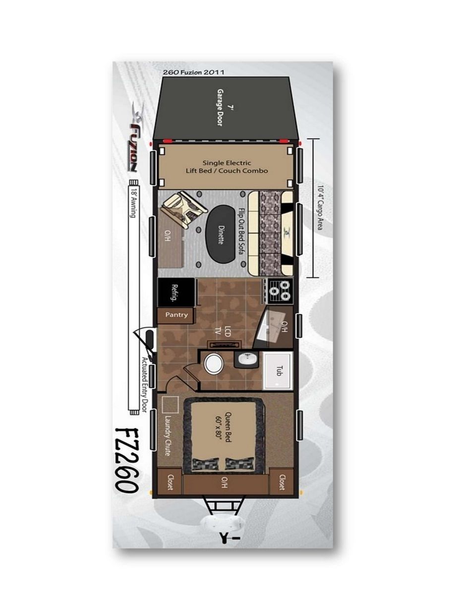 2011 Keystone RV Fuzion 260 Toy Hauler