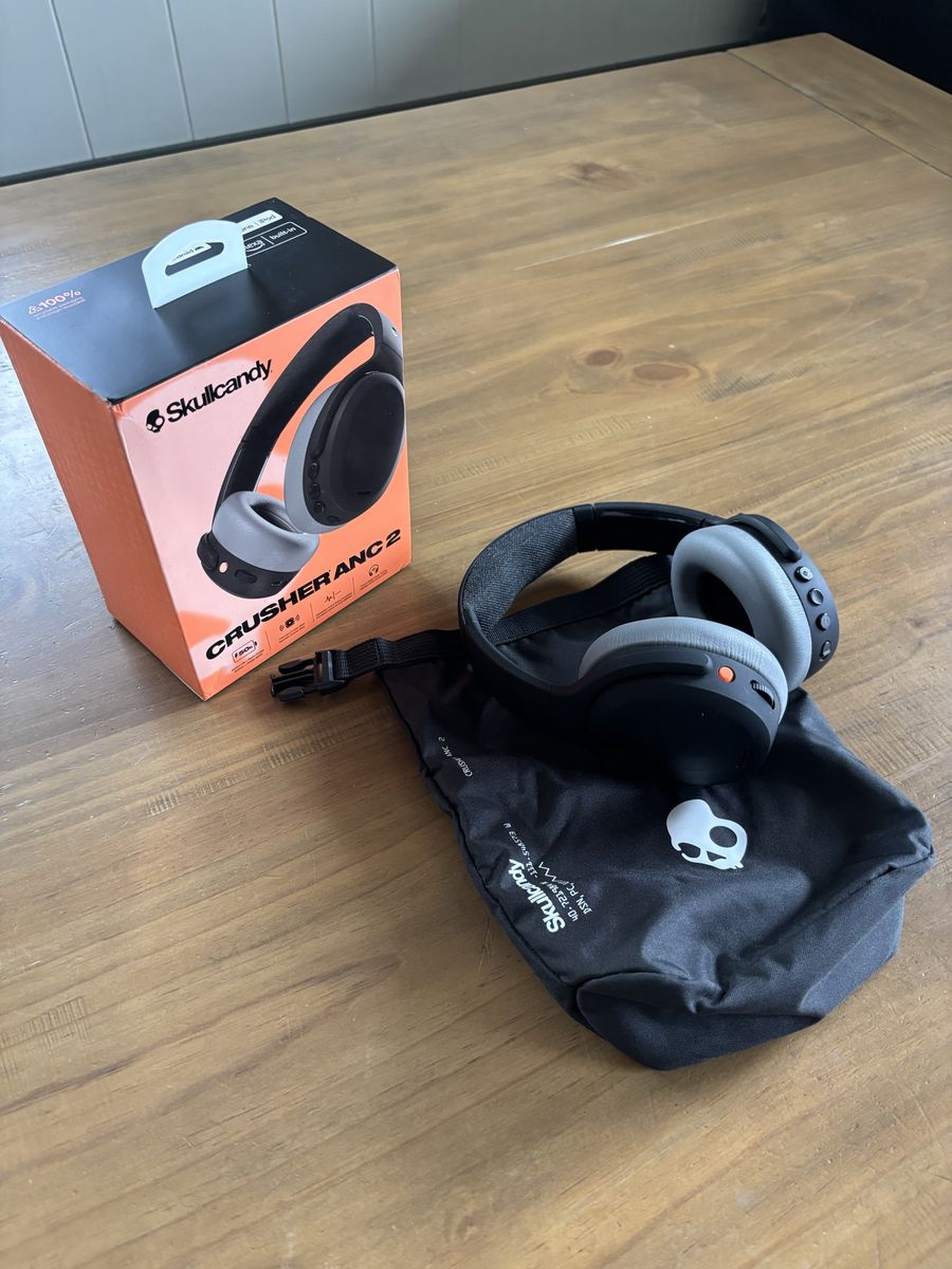 Skullcandy Crusher ANC 2 Wireless Over-Ear Headphones with Box and Pouch