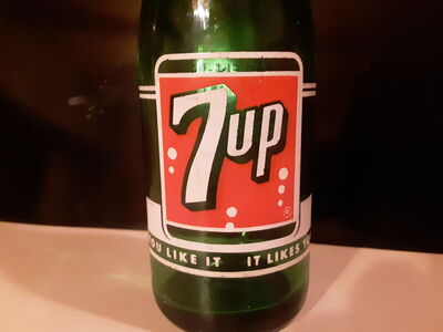 Vintage 7up Bottle Los Angeles Seven Up Bottling Co 1959
