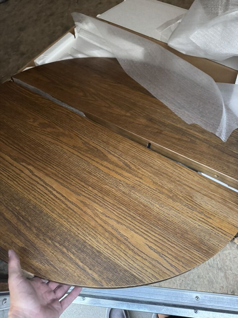 Grainwood Brown Oak 36in Tabletop Only