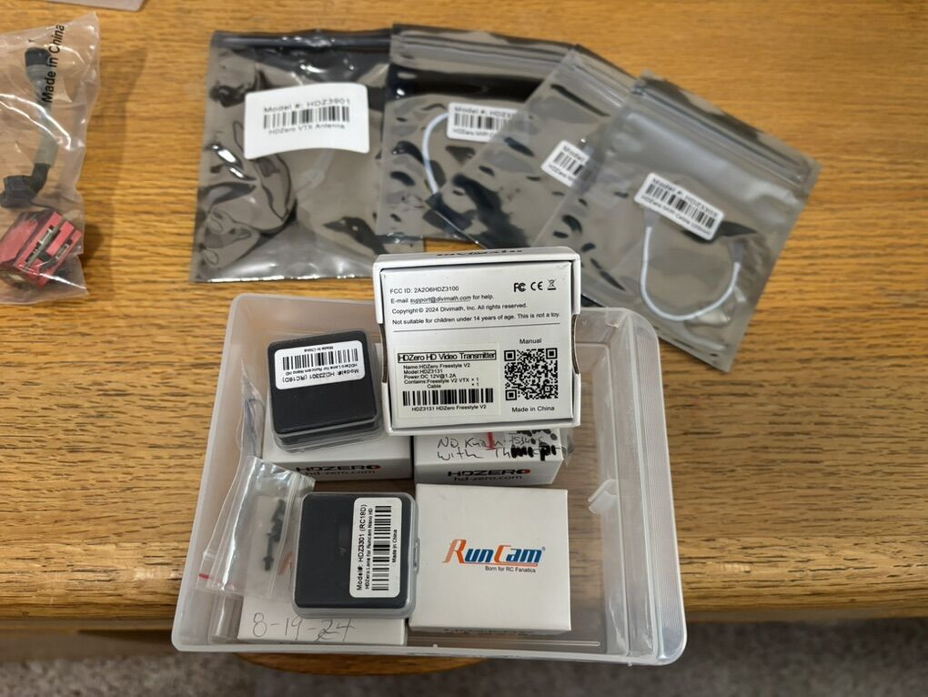 HDZERO Cameras V2 Freestlye VTX's