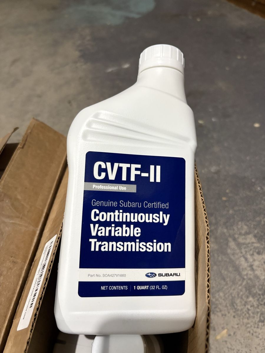 Subaru CVT Transmission Fluid, CVTF-II. 12 qts