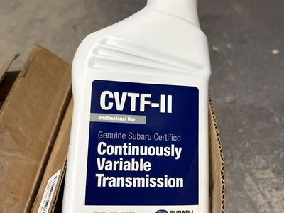 Subaru CVT Transmission Fluid, CVTF-II. 12 qts