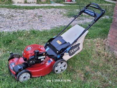 Toro lawn mower self propelled.