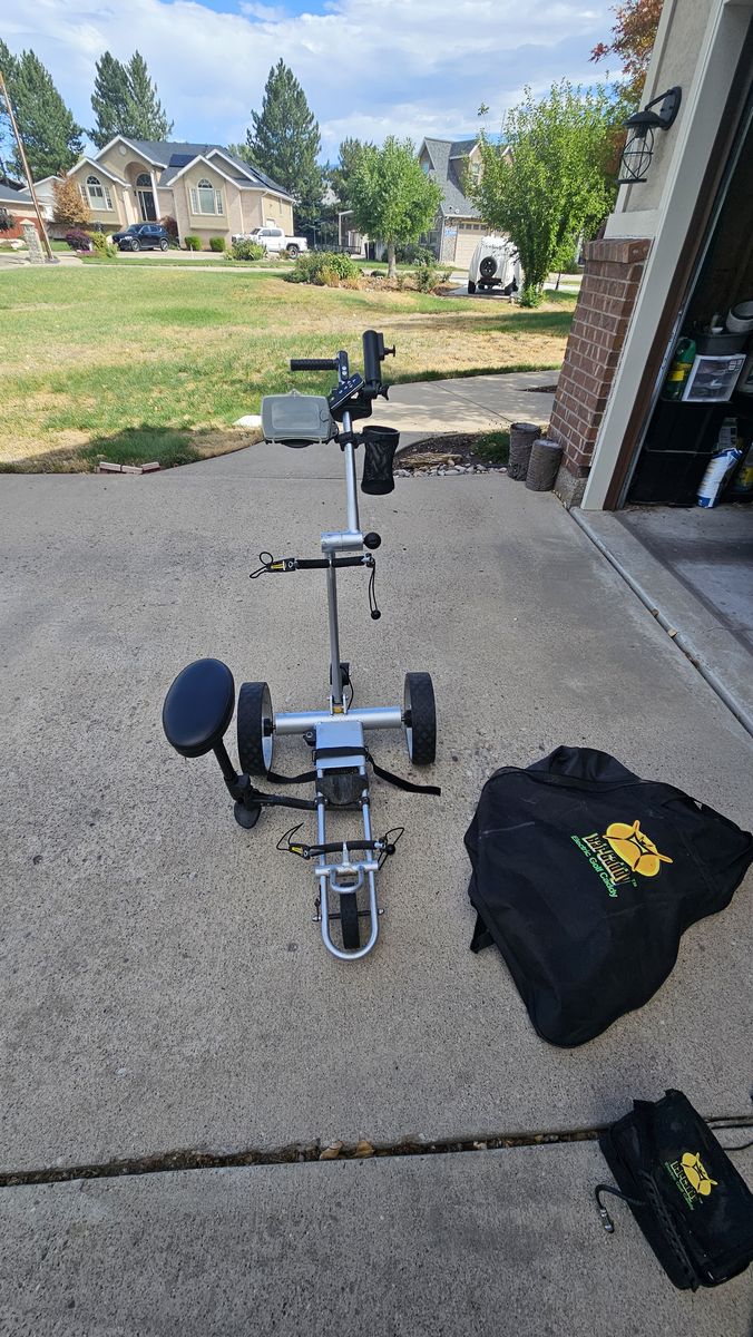 Bat-Caddy X4R Electric Golf Caddy Trolley with Remote and Seat