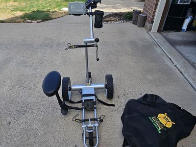 Bat-Caddy X4R Electric Golf Caddy Trolley with Remote and Seat