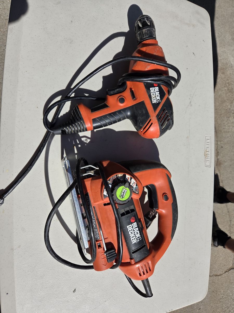 Black & Decker Drill and Jigsaw