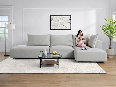 3-piece Fabric Modular Sectional - DELIVERY AVAILABLE