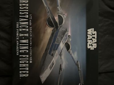 Star Wars Bandai Resistance X-Wing Model