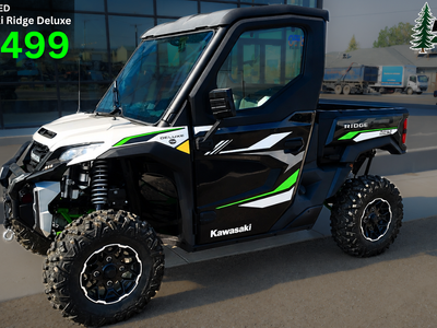 2025 Kawasaki RIDGE XR Deluxe – Full Cab, Heat & A/C – 426 Miles