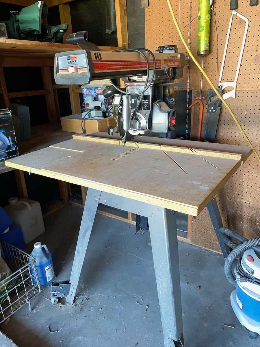 10 inch Craftsman Radial Arm Saw
