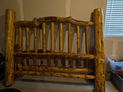 Solid oak King Bed Frame