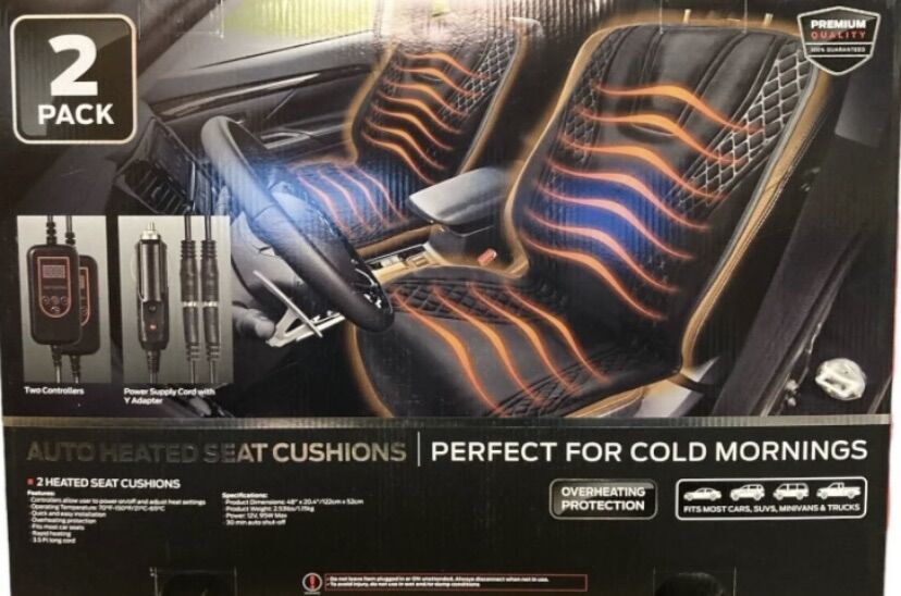 Heated Car Seat Cushions  ~ Set Of 2