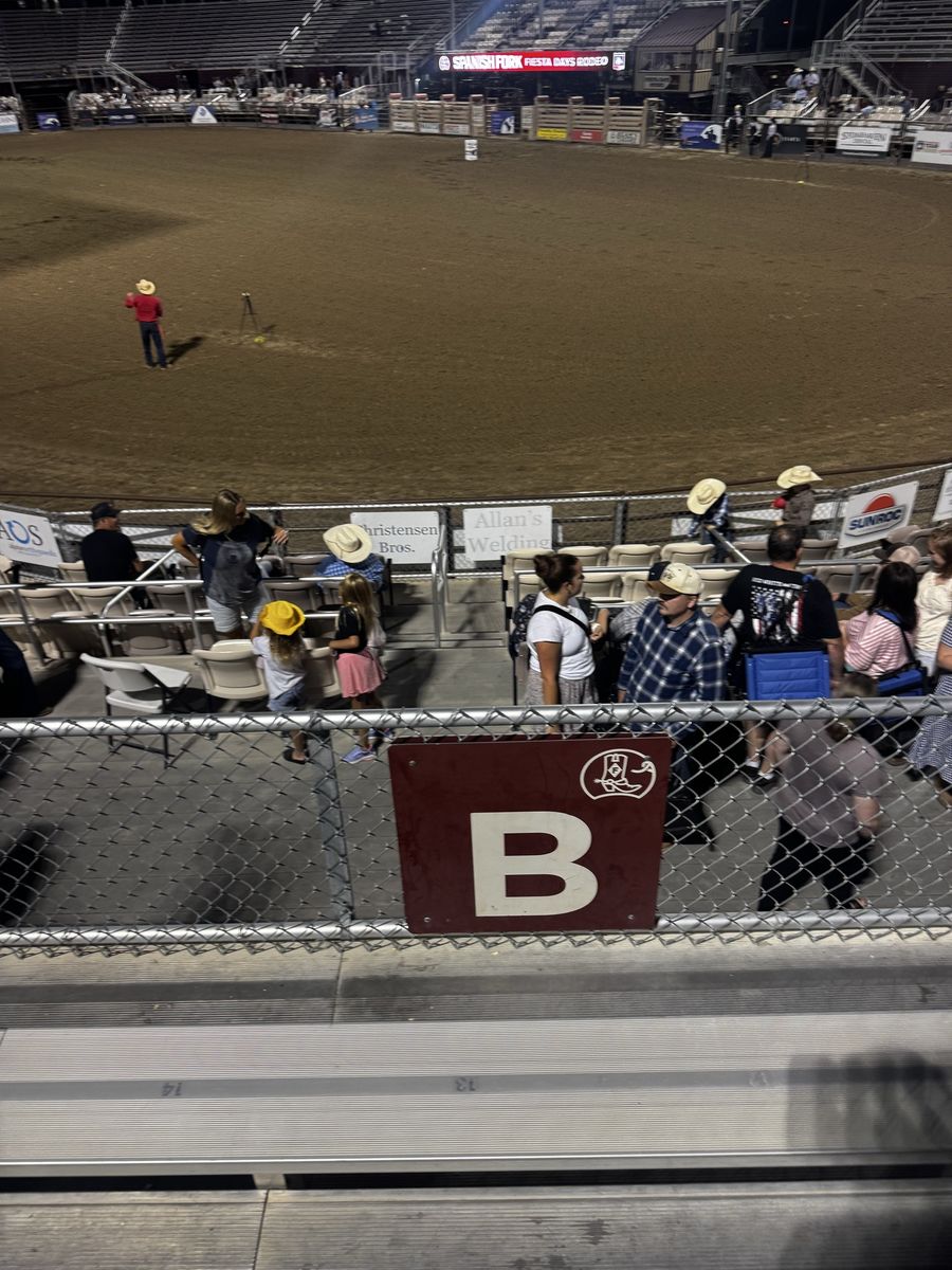 Single Spanish fork rodeo ticket tonight