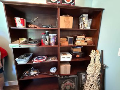Huge solid wood bookcase