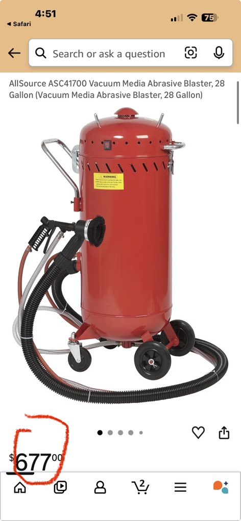 Sand Blaster Abrasive Blaster NEW