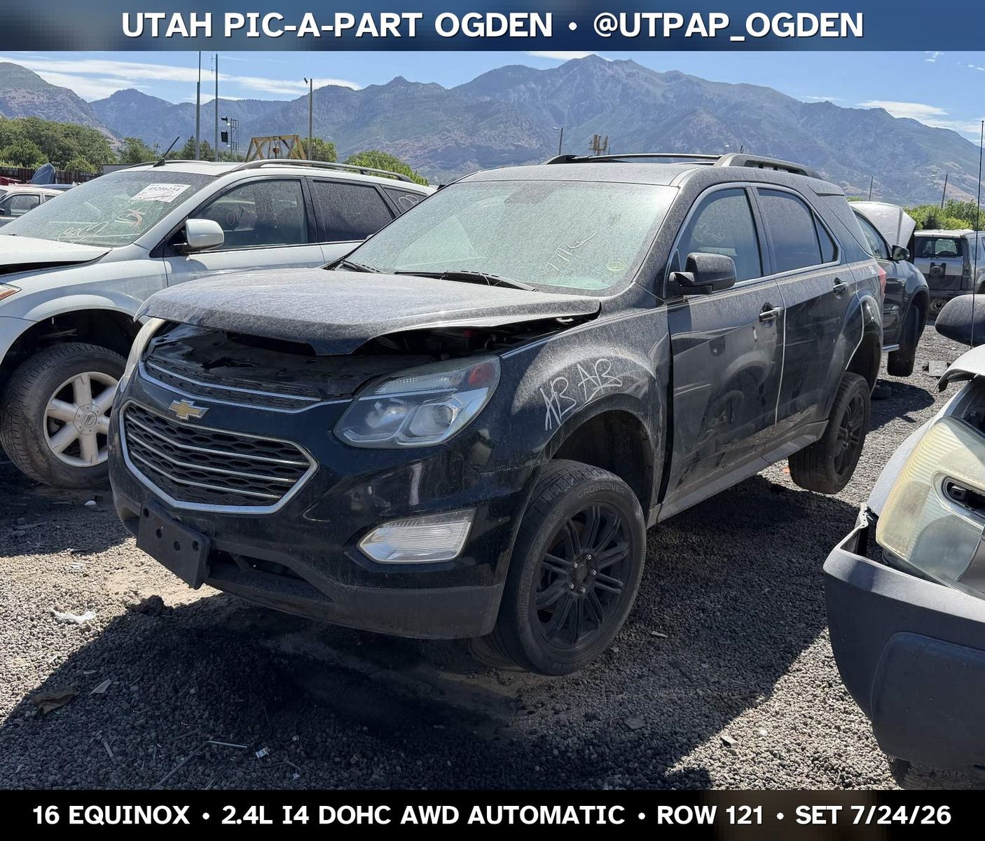 New Arrival - 2016 Chevrolet Equinox Parts - UTPAP Ogden