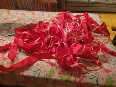 Hot Pink Ribbon + Bows