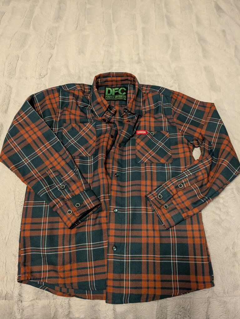 Dixxon Flannel Shirt Youth Sz Medium