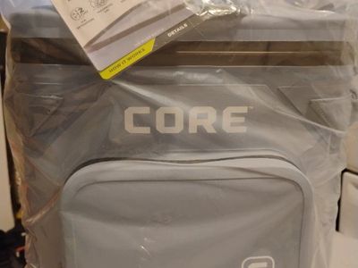CORE 12 Can Clima Keep Magnetic Sealing Cooler - Gray, New with Tags