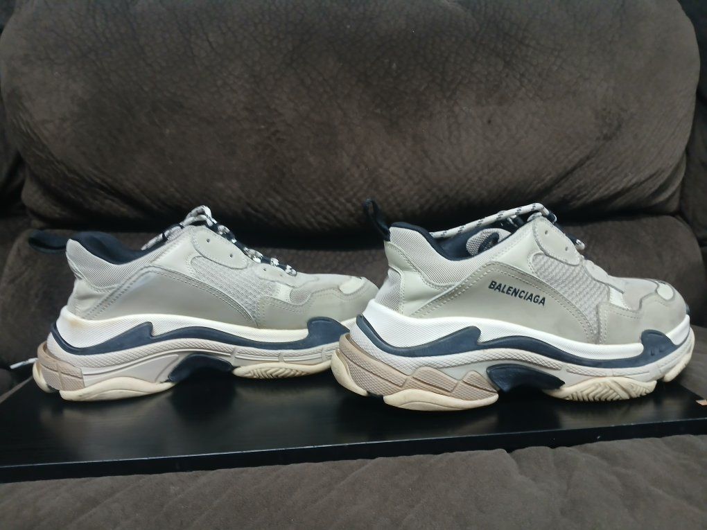Balenciaga Triple S "Cream" Sneakers - Men's US Size 11 / EU 44 - Gently Used