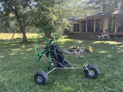 paramotor set up