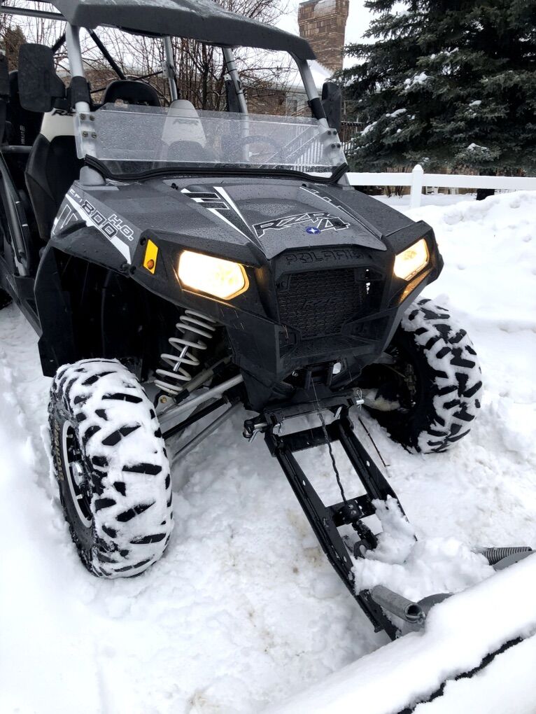2014 Polaris Rzr 4 800 EPS LE w/ Snowplow
