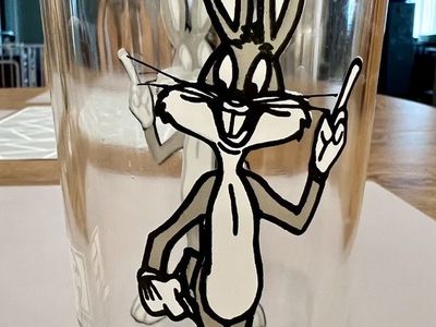 Vintage Pepsi Collector Series Bugs Bunny Glass Looney Tunes - mint condition