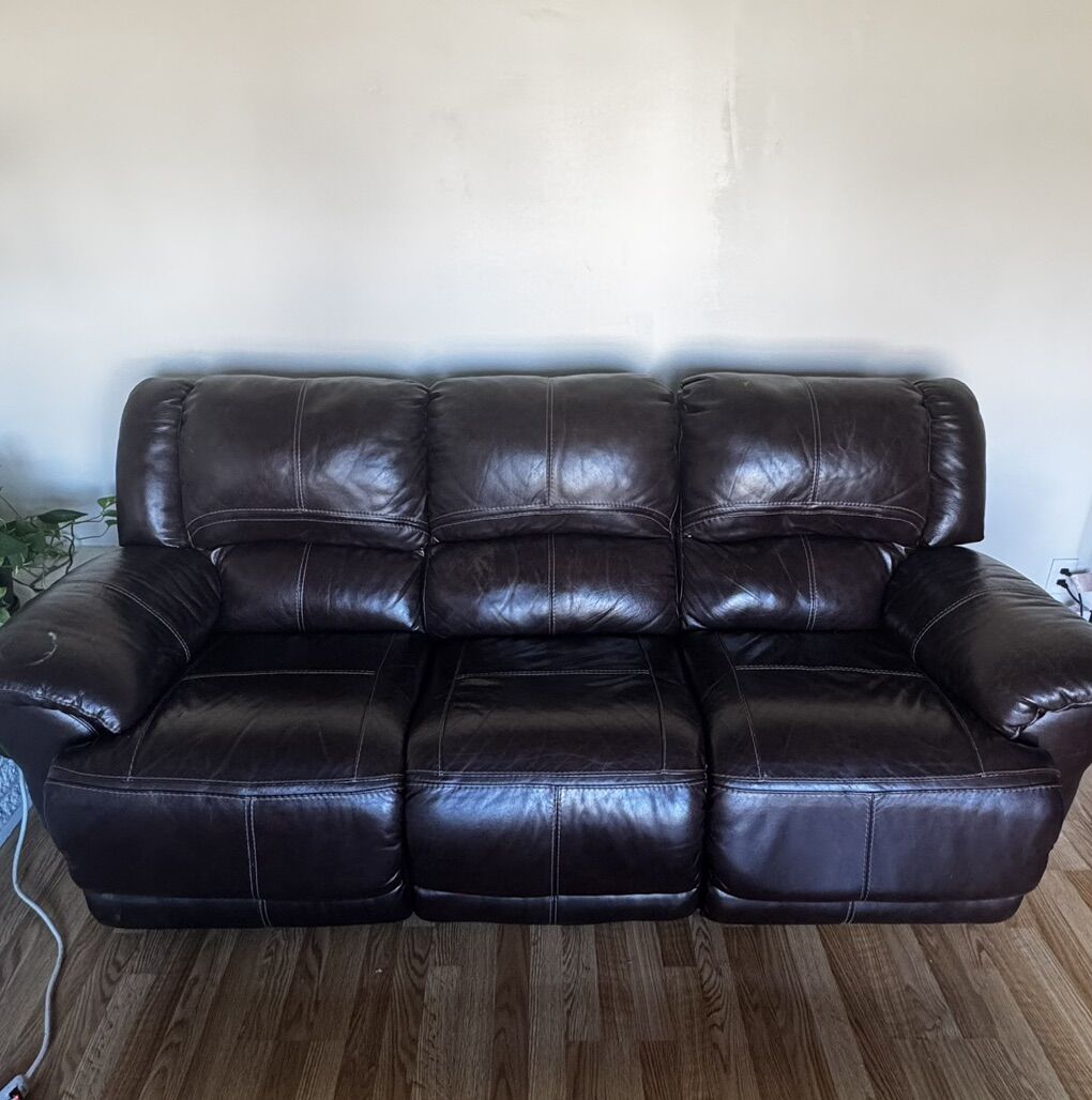 Real Leather Couch