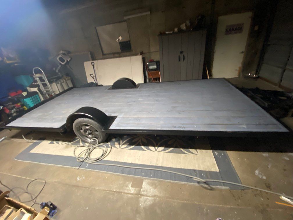 flatbed trailer