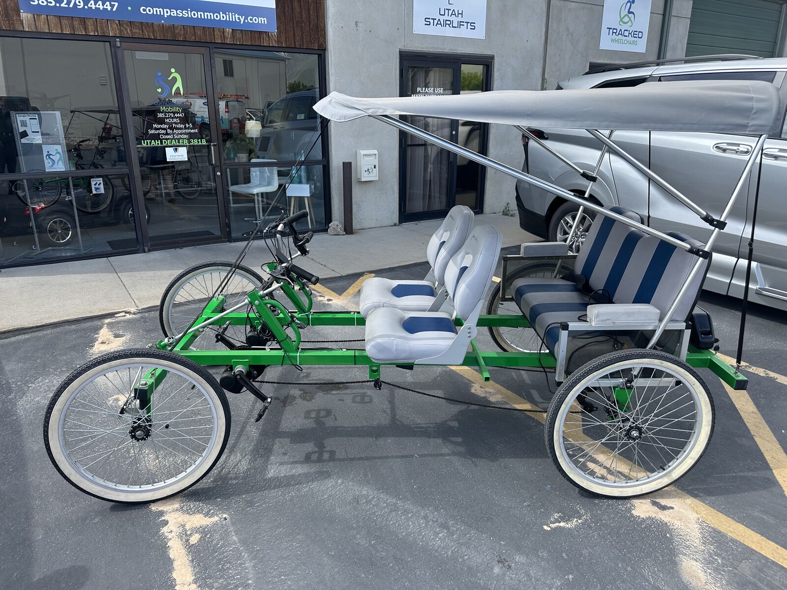 5 Seat Bike | Rhodes Car | Converted to E-Bike