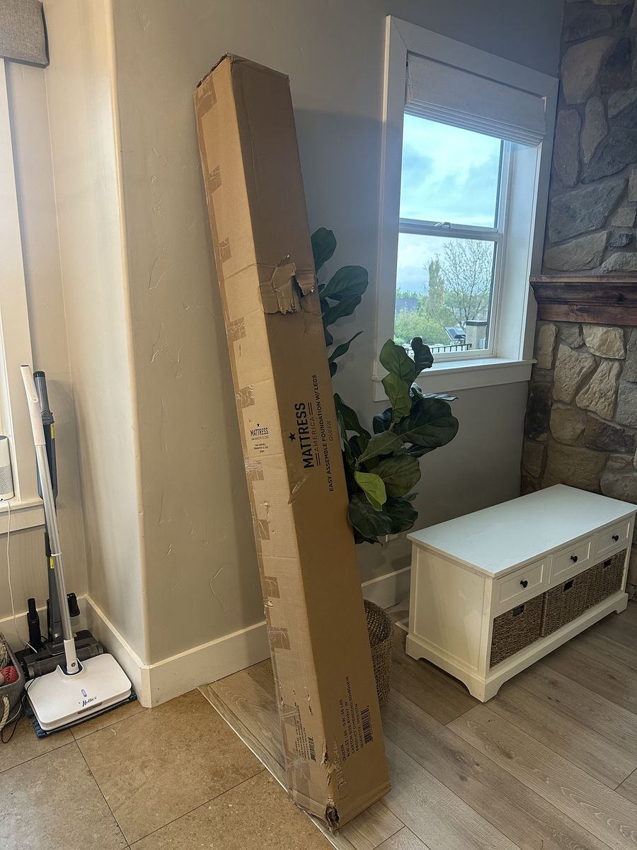 Mattress America Easy Assemble Foundation Bed Frame - Queen