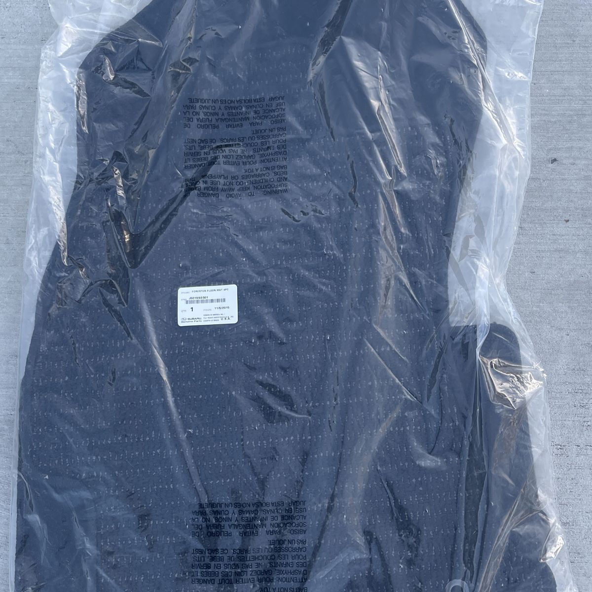 New Subaru Forester Floor Mats 4PC